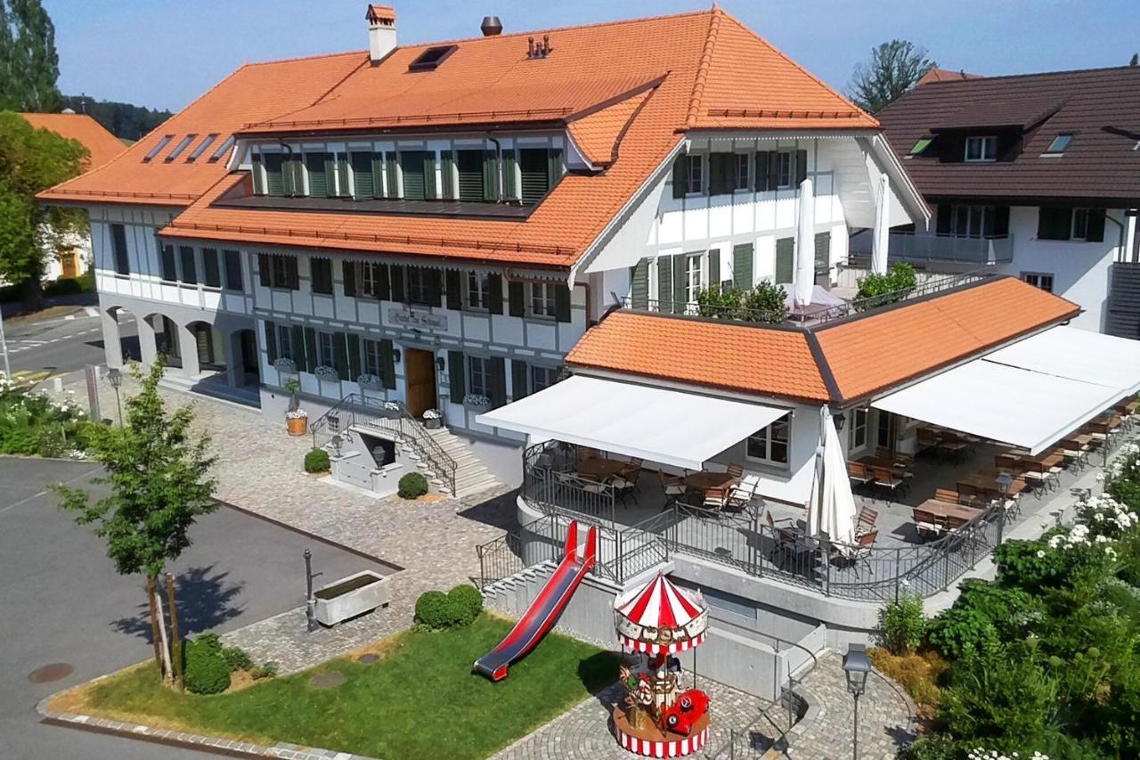 Gasthof Zum Schluessel La Meridienne Fribourg Sa Ueberstorf Zewnętrze zdjęcie